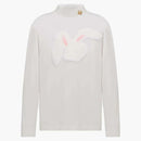 Dior X Erl Relaxed-fit Long-sleeved T-shirt White Cotton Jersey