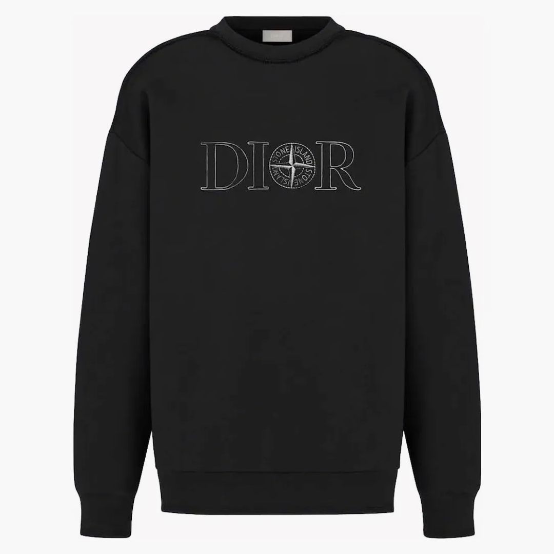 DiorxStoneIslandSweatshirtBlac