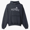 Erl Venice Fleece Hoodie Black