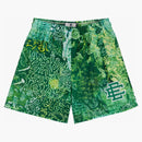 Eric Emanuel Ee Basic Short Neon Green Paisley