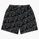 FTP All Over Outline Logo Short Black