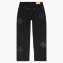 FTP Cross Logo Denim Pant Black
