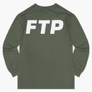FTP logo l/s tea olive