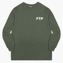 FTP logo l/s tea olive