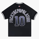 FTP script pullover baseball jersey black