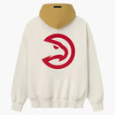 Fear Of God Essentials Atlanta Hawks Hoodie Cream/caramel Yellow