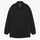 Fear of God Essentials Denim Filled Shirt Jacket Overdye Black Denim