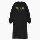 Fear Of God Essentials Womens Fleece Crewneck Dress Black