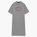 Fear Of God Essentials Womens Tri-blend 3/4 Sleeve Dress Dark Heather