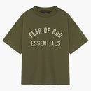 Fear Of God Essentials Womens Tri-blend Crewneck Tee Military