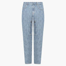 Givenchy Embroidered Straight Fit Jeans Blue