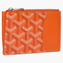 Goyard Bourbon Zipped Card Holder Orange