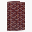 Goyard Grenelle Passport Cover Burgundy