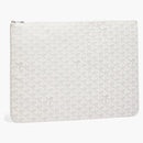 Goyard Senate Pouch GM White