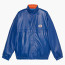 Gucci Reversibili Giacca di pelle G blu.