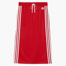 Gucci x adidas bavlněný dres sukně jasně červená