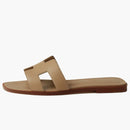 Hermes Oran Sandal Beige Linen (women's)