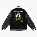 Humano hecho x verdy chaqueta universitaria negra