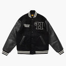 Humano hecho x verdy chaqueta universitaria negra
