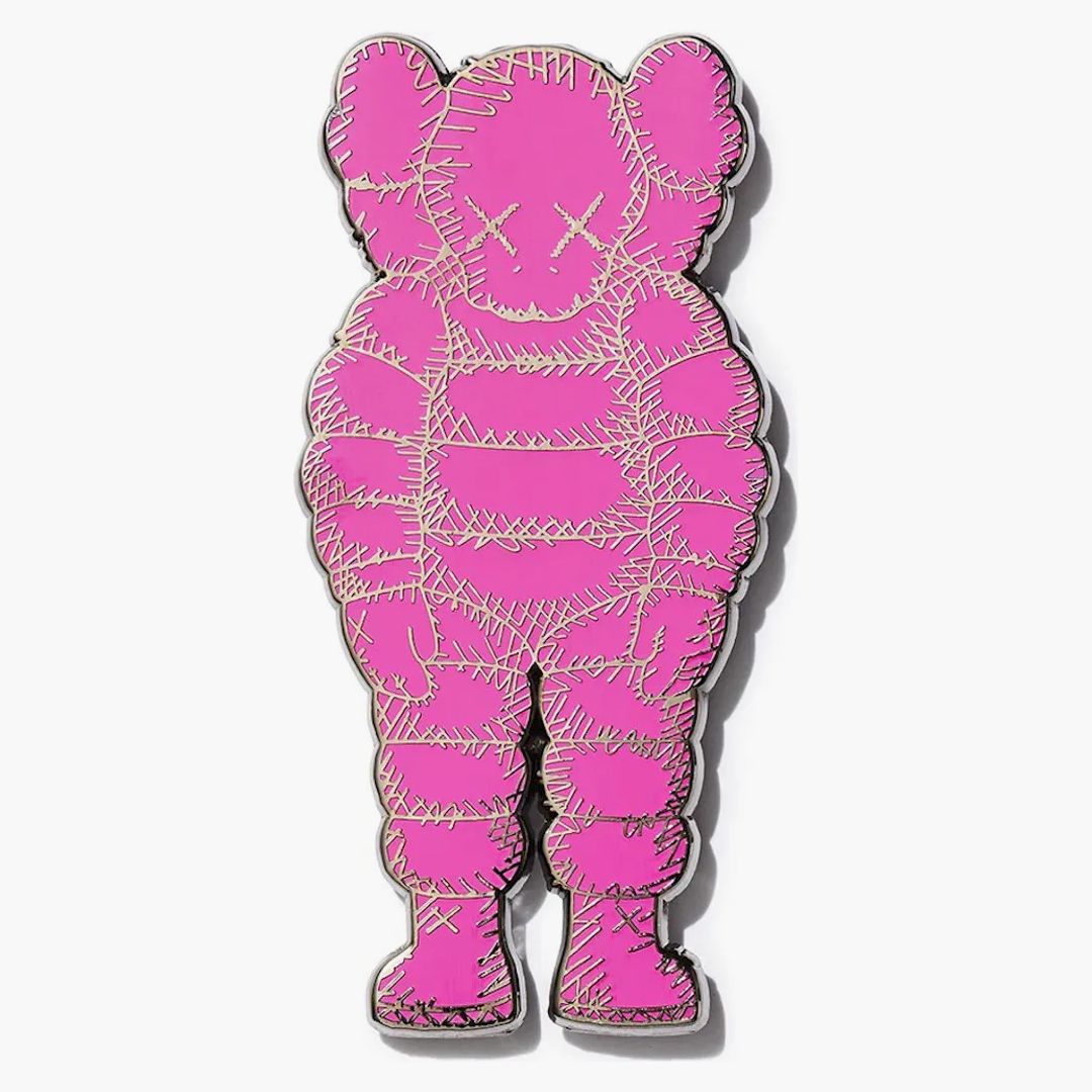 Kaws What Party Pin Pink - Buy at Hypeneedz