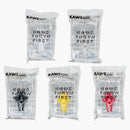 Kaws Tokyo First Chum Keychain Clear/White/Black/Yellow/Pink Set (2021)