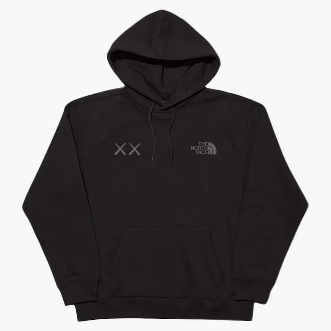 KAWSxTheNorthFaceHoodieBlack.