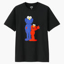 Kaws X Uniqlo X Sesame Street Bff Elmo Tee Black