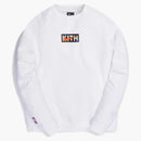 Kith & Nike For New York Knicks Fleece Crewneck White