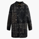 Kith Prescott Quilted Trench Coat Black