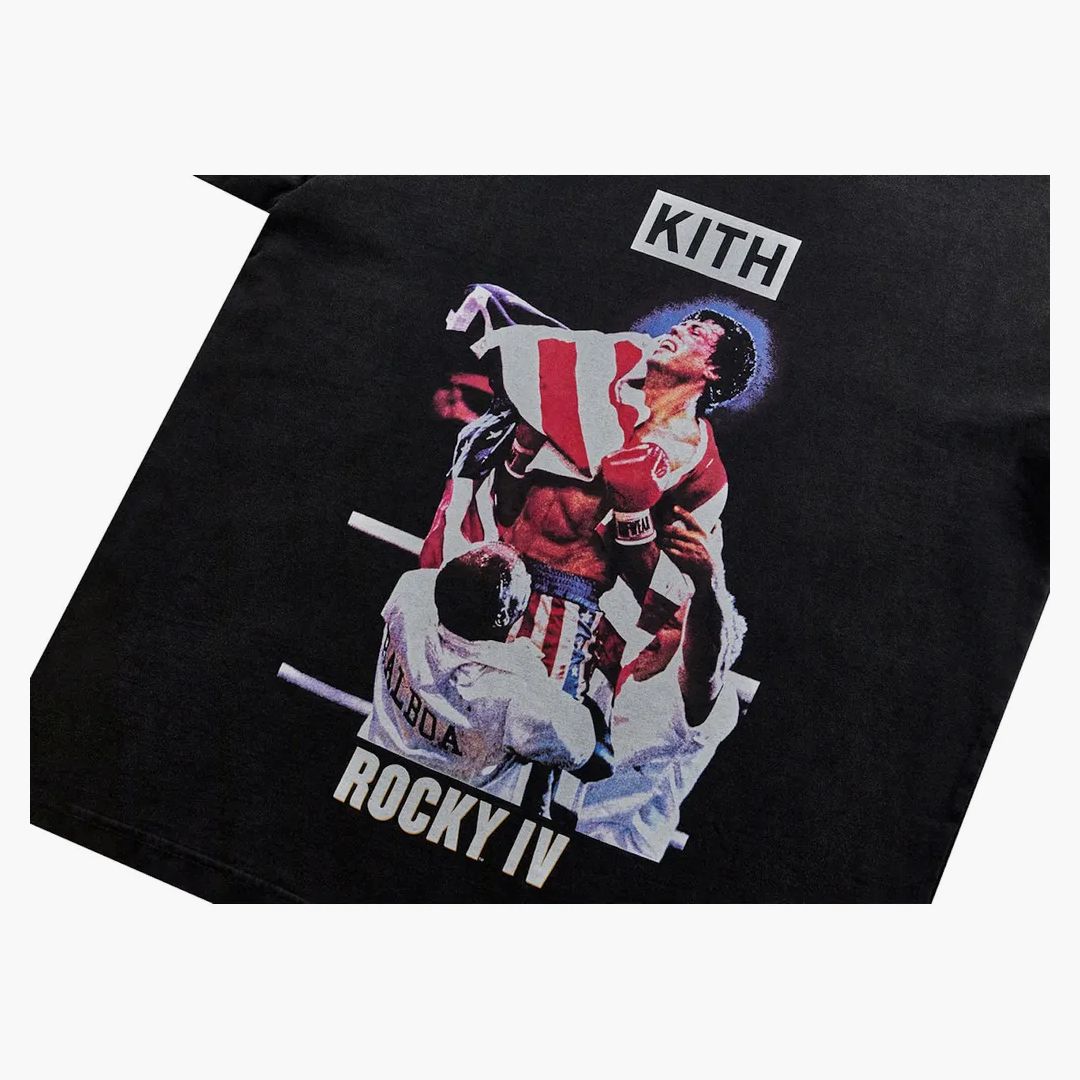 KITH for Rocky IV Vintage Tee Black XXL