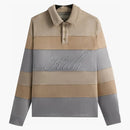 Kith Stripe Microsuede Tanner Pullover Sandrift