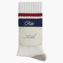 Kith Striped Chunky Crew Socks Nocturnal