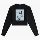 Kith Women Aaliyah Babygirl Lynn Cropped Crew Black