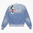 Kith x Disney denim chaqueta universitaria Indigo