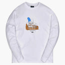 Kith X the Simpsons Couch L/S TEE White