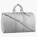 Louis Vuitton Keepall 50b Glitter Silver