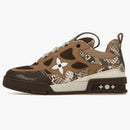Louis Vuitton Skate Sneaker Brown Snakeskin
