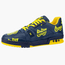 Louis Vuitton Trainer Navy Yellow