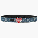 Louis Vuitton X Nigo Denim 40mm Reversible Belt Blue