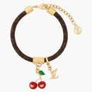 Louis Vuitton X Takashi Murakami Cherry Bracelet Brown Monogram