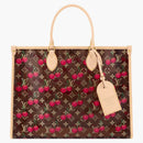 Louis Vuitton x Takashi Murakami Cherry Onthego GM Crystal Monogram