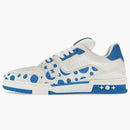 Louis Vuitton X Yayoi Kusama Trainer White Blue