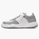 Maison Mihara Yasuhiro Wayne Og Sole Embossed Leather Low Gray White