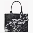 Marc Jacobs X Futura Leather Large Dead Bag Black/White