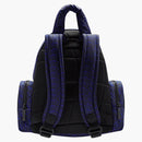 Moncler X Adidas Originals Logo Print Backpack Black & Blue