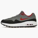 Nike air max 1 partícula de golf gris rojo