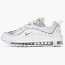 Nike Air Max 98 White Silver Gold (women's)