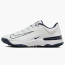 Nike Alpha Huarache Elite 4 Turf White Midnight Navy Navy Pure Platinum (women's)
