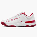 Nike Alpha Huarache Elite 4 Turf White University Red Team Red Pure Platinum (women's)