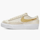 Nike Blazer Low Platform Pale Ivory White Saturn Gold (women's)